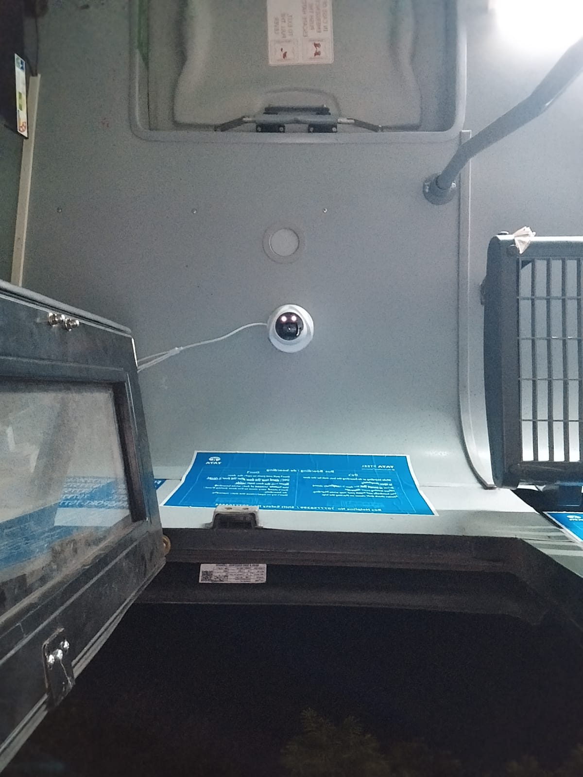 Camera installation — Overhead mount