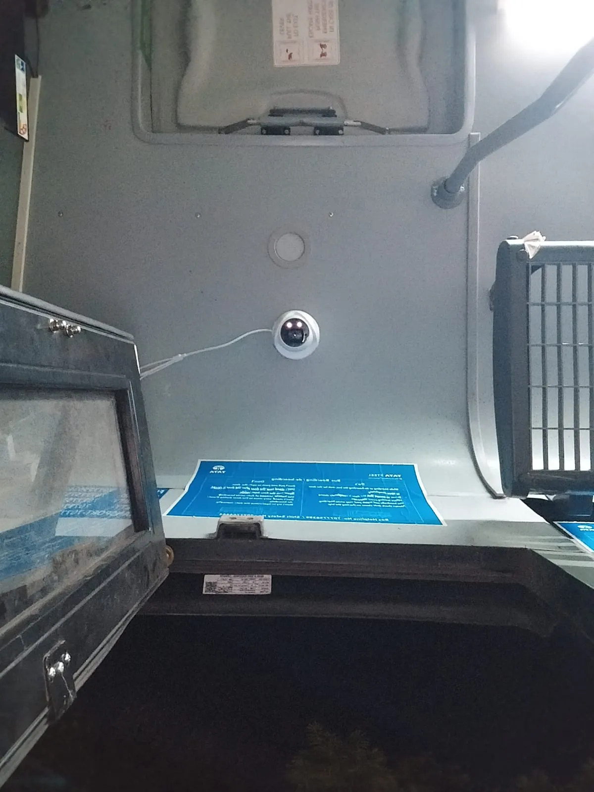 Camera installation — Overhead mount