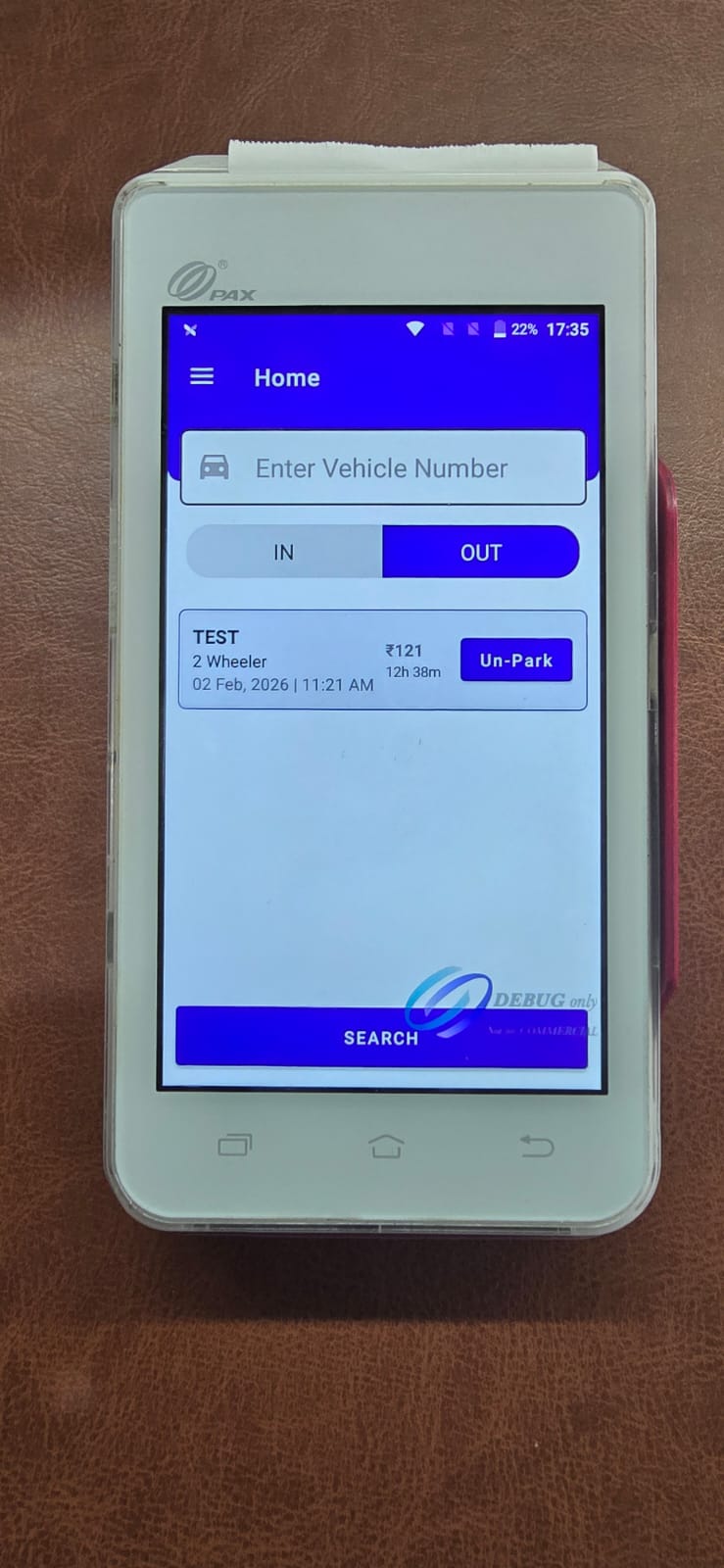 Vehicle Lookup & Check-out
