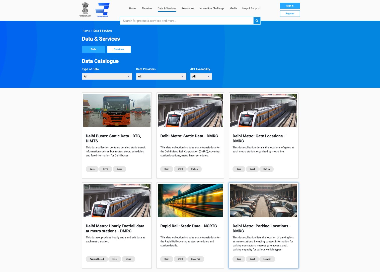 Open Data Catalogue