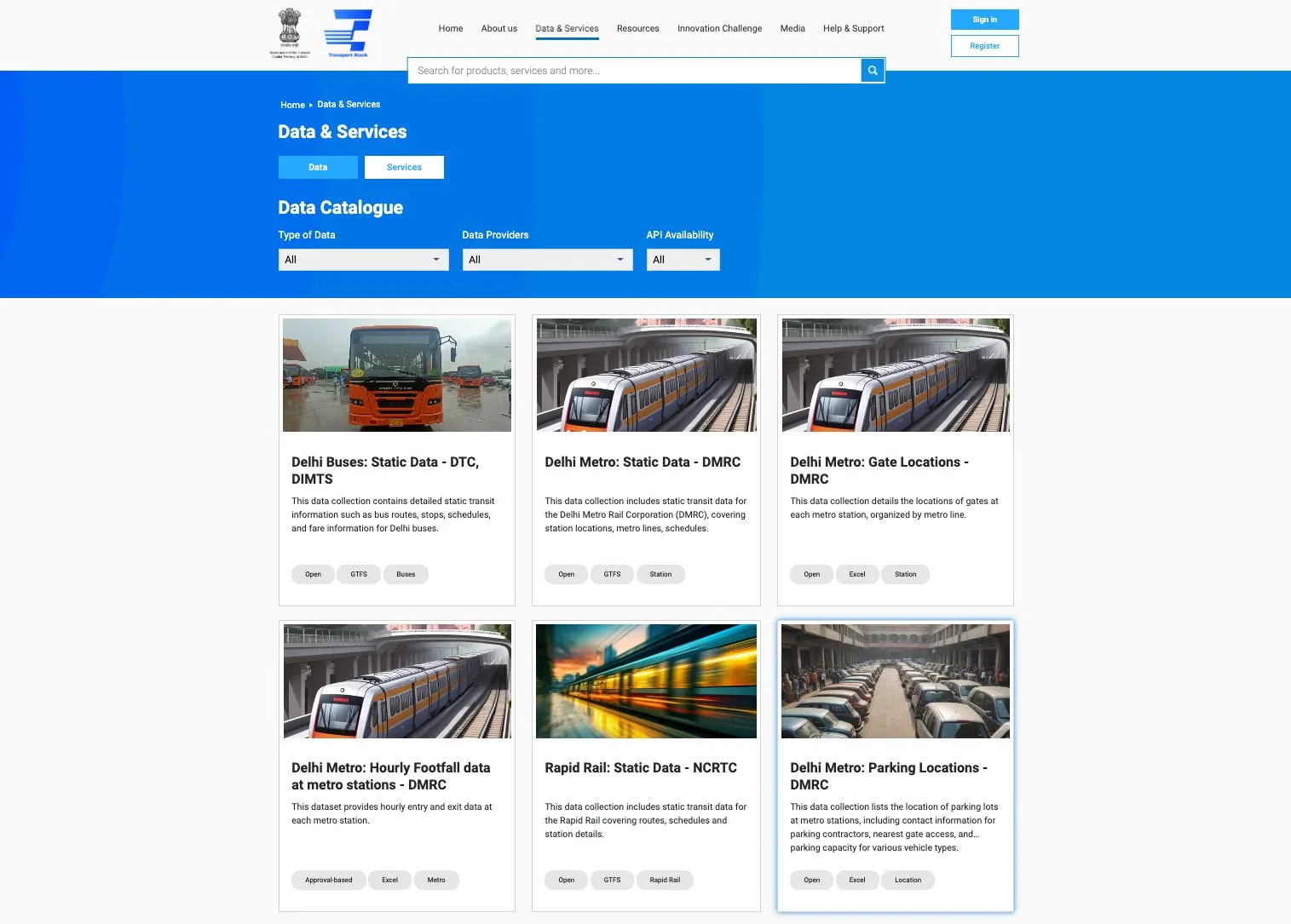 Open Data Catalogue